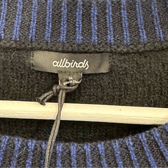 allbirds Black and Blue Crewneck Sweater - Picture 5 of 8